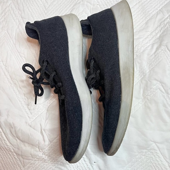 Allbirds Mens Wool Runners charcoal black size 10 - Picture 3 of 8